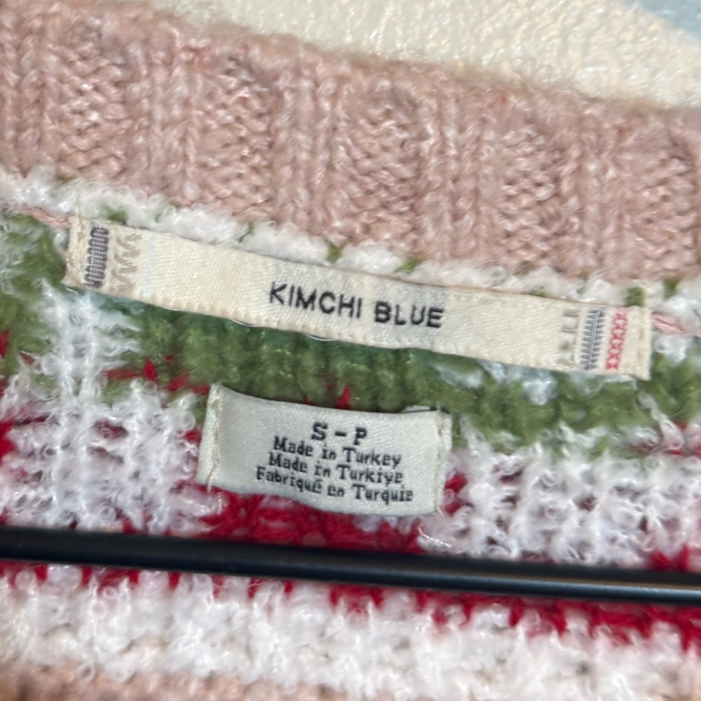 Urban Outfitters Kimchi Blue Cherry Print Knit‎ Cardigan - Picture 4 of 7